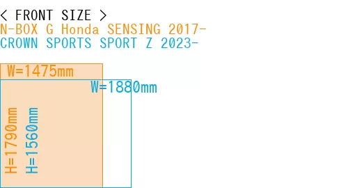 #N-BOX G Honda SENSING 2017- + CROWN SPORTS SPORT Z 2023-